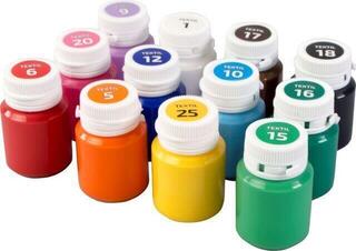 Boja za tekstil Rosa 134122 Сет боја за текстил 12 x 20 ml - 2