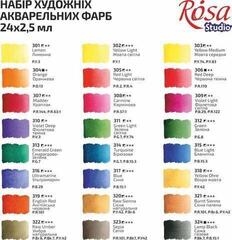 Watercolour Paint Rosa 340324 Set of Watercolour Paints 24 x 2,5 ml - 3