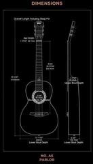 Akustična gitara Bromo BAR6 Natural Akustična gitara - 6