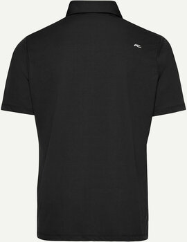 Polo Shirt Kjus Silas Mens Polo Shirt Black/Atlanta Blue 48 - 2