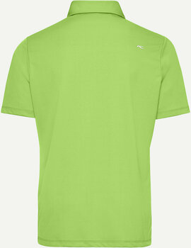 Polo Shirt Kjus Men Silas Polo S/S Front Logo Green Glow-Nebula 48 - 2