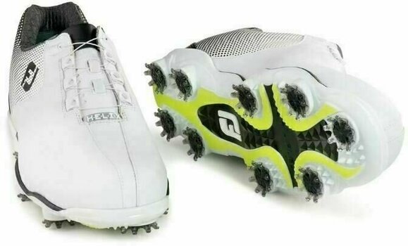 Pantofi de golf pentru bărbați Footjoy DNA Helix Alb-Negru 45 - 3