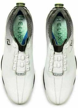 Moški čevlji za golf Footjoy DNA Helix Bela-Črna 45 - 4