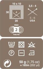 Strickgarn Rosários 4 Meia 08 Grey Strickgarn - 2