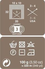 Strickgarn Rosários 4 Romaria 26 Plum Strickgarn - 3