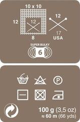 Strickgarn Rosários 4 Bulky Light 113 Lilac Strickgarn - 2