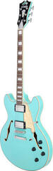 Chitară semi-acustică D'Angelico Premier DC Surf Green Chitară semi-acustică - 2