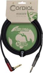 Instrument Cable Cordial Ecocord PR-SILENT 6 m Straight - Angled Instrument Cable - 3