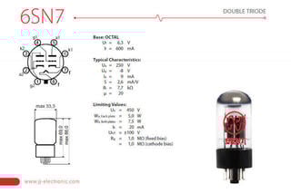 Lampes pour amplificateurs JJ Electronic 6SN7 Lampes pour amplificateurs - 1
