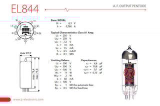 Vacuum Tube JJ Electronic EL844 Matched Pair Vacuum Tube - 1