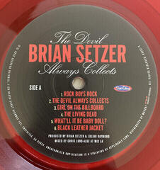 LP Brian Setzer - Devil Always Collects (Red Transparent Coloured) (LP) - 2