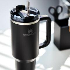 Thermobeker, Beker Stanley Quencher H2.O FlowState Tumbler Black Tonal 1180 ml Thermo Flask - 3