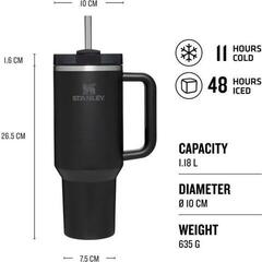 Thermotasse, Becher Stanley Quencher H2.O FlowState Tumbler Blue Spruce 1180 ml  Thermokolben - 7