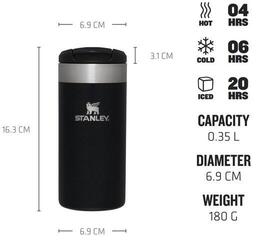 Termica, tazza Stanley AeroLight Transit Mug Fog Metallic 350 ml Tazza termica - 2