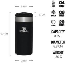 Thermotasse, Becher Stanley AeroLight Transit Mug Watercolor Blue 350 ml Thermotasse - 3