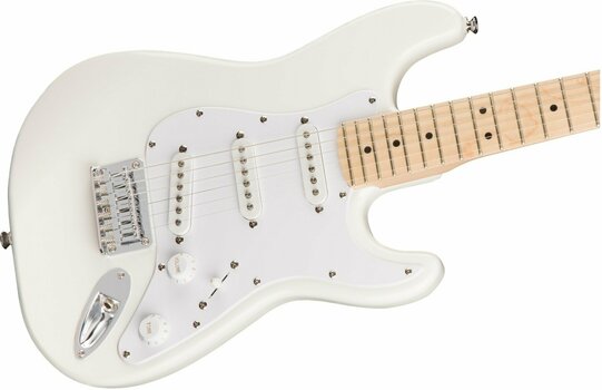 Elektrische gitaar Fender Squier Mini Strat Maple FB Olympic White - 4