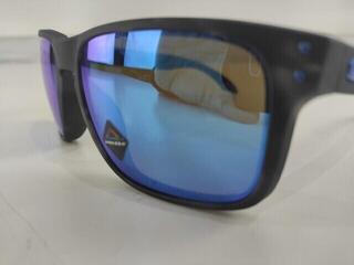 Livsstil briller Oakley Holbrook 9102G7 Matte Black Tortoise/Prizm Sapphire Polarized Livsstil briller (Beskadiget) - 2