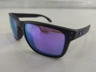 Lifestyle Glasses Oakley Holbrook XL 94172059 Matte Black/Prizm Violet Lifestyle Glasses (Pre-owned) - 1