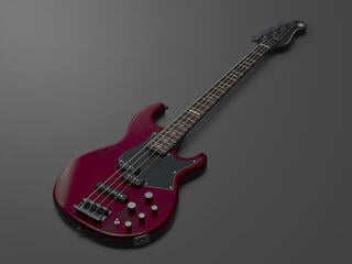 E-Bass Yamaha BB734-A Fire Red E-Bass - 3