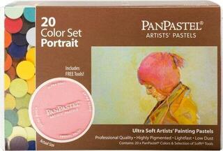 Soft Pastel PanPastel Color Set Portrait Set of Soft Pastels 20 pcs - 1