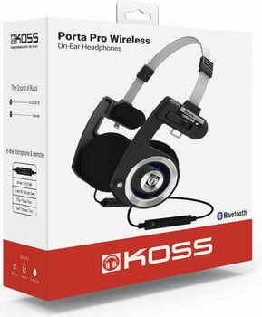 Wireless On-ear headphones KOSS Porta Pro Wireless Black - 8