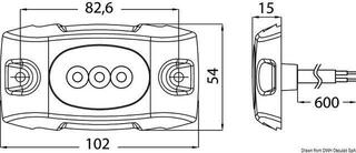 Boat Exterior Light Osculati Underwater LED White Light Stainless Steel Boat Exterior Light - 1