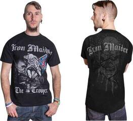 T-Shirt Iron Maiden Sketched Trooper Unisex T-Shirt mit kurzen Ärmeln/Black/Kurze - 4
