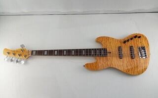 5-струнна бас китара Sire Marcus Miller V9 Swamp Ash-5 2nd Gen Natural 5-струнна бас китара (Почти нов) - 1