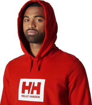 Pulover Helly Hansen Box Majica s kapuljačom Alert Red S - 5
