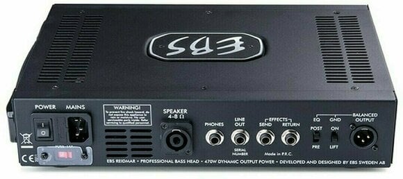 Pre-amp/Rack Amplifier EBS Reidmar 500 - 2