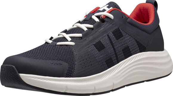 Pantofi de Navigatie Helly Hansen Men’s HP Ahiga EVO 5 Marine Lifestyle Pantofi sport Navy/Alert Red 44,5 - 4