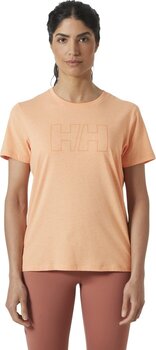 T-Shirt Helly Hansen Women's HH Tech Logo Short Sleeve T-Shirt Apricot Crush XS - 3
