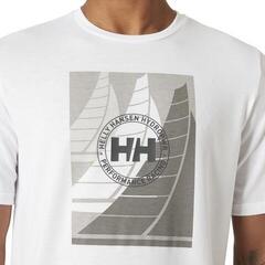 Chemise Helly Hansen HP Race Graphic Sailing White - 4