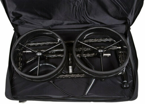 Handmatige golftrolley Jucad Carbon 2-Wheel Black Handmatige golftrolley - 3