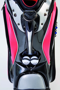 Geanta pentru golf Jucad Professional Black/Red Cart Bag - 3