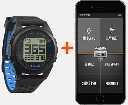 Montres GPS, télémètres de golf Bushnell iON 2 Golf GPS Watch Black/Blue - 3