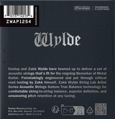 Akusztikus gitárhúrok Dunlop ZWAP1254 Zakk Wylde String Lab 12-54 Akusztikus gitárhúrok - 1