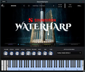 Библиотека със звукови ефекти Soundiron Waterharp v3 (Дигитален продукт) - 3