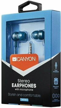 In-Ear Headphones Canyon CNS-CEP3BG Blue-Green - 3
