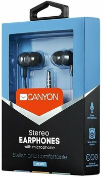 In-Ear Headphones Canyon CNS-CEP3DG Dark Grey - 3