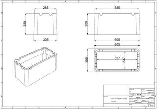 Kiegészítő Osculati Battery box for 1 Battery Kiegészítő - 1