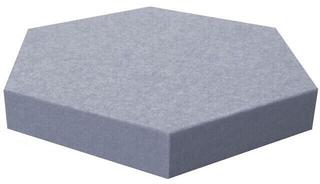 Panou absorbant din spumă Mega Acoustic HexaPET 3 cm Light Gray Panou absorbant din spumă - 1