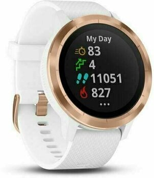 Smartwatch Garmin vivoactive 3 White Silicone/Rose Gold - 3