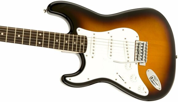 Elektromos gitár Fender Squier Affinity Series Stratocaster LH Brown Sunburst - 2