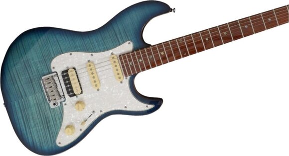 E-Gitarre Sire Larry Carlton S7 FM Transparent Blue E-Gitarre - 4
