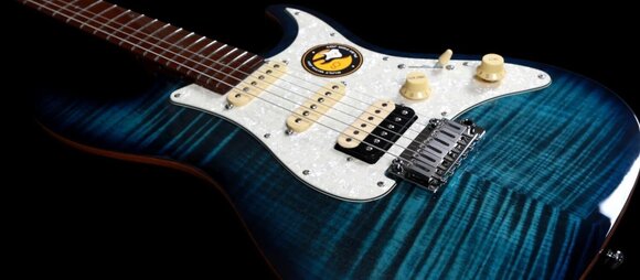 E-Gitarre Sire Larry Carlton S7 FM Transparent Blue E-Gitarre - 8