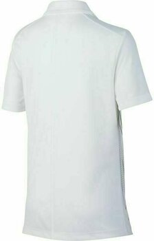 Polo-Shirt Nike Dry Graphic Jungen Poloshirt White/Black M - 2