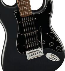 Electric guitar Fender Squier Affinity Series Stratocaster HSS Pack LRL Charcoal Frost Metallic Electric guitar - 4