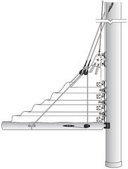 Segel & Mast Zubehör Harken 252 Small Lazy Jack Kit - 1