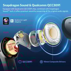 Ασύρματο Ακουστικό In-ear EarFun Air Pro 4 TW600W Λευκό Ασύρματο Ακουστικό In-ear - 7